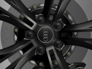audi r8 v10 plus 2013 wheel 3D 模型