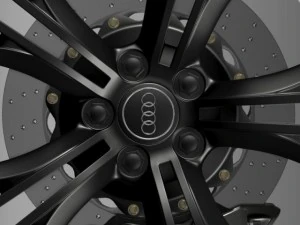 audi r8 v10 plus 2013 wheel 3D Model