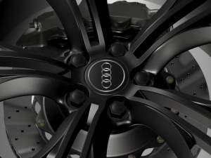 audi r8 v10 plus 2013 wheel 3D 模型