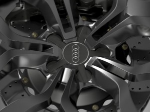 audi r8 v10 spyder 2013 wheel Modelo 3D