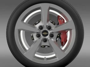 Chevrolet Camaro Cabrio 2014 Rad 3D Modell