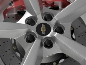 chevrolet camaro convertible 2014 wheel 3D Модель