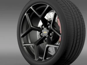 chevrolet camaro z28 2014 tekerlek 3D Model