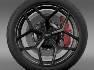 chevrolet camaro z28 2014 wheel 3Dモデル