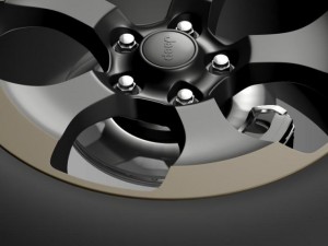 jeep wrangler dragon edition 2014 wheel Modelo 3D