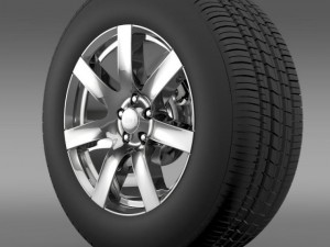 jeep wrangler indian summer 2014 wheel 3D Модель