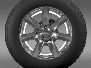 jeep wrangler indian summer 2014 wheel 3D Модель