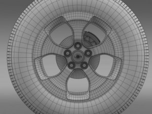 jeep wrangler polar 2014 wheel Modelo 3D