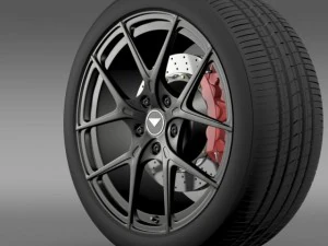porsche 991 v gt 2014 wheel 3D Model