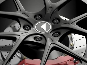 porsche 991 v gt 2014 wheel Model 3D