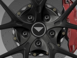 porsche 991 v gt 2014 wheel Model 3D