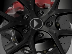 porsche 991 v gt 2014 wheel Model 3D
