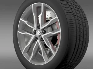 volkswagen polo tsi bluemotion direksiyon 3D Model