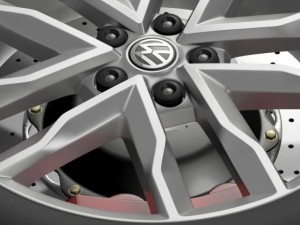 volkswagen polo tsi bluemotion wheel 3D Model