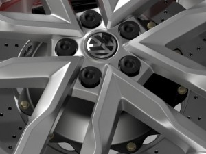 volkswagen polo tsi bluemotion wheel 3D Model