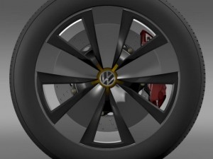 volkswagen beetle dune wheel 3D मॉडल