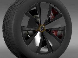 volkswagen beetle dune wheel 3D मॉडल