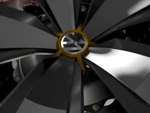 volkswagen beetle dune wheel 3D Model