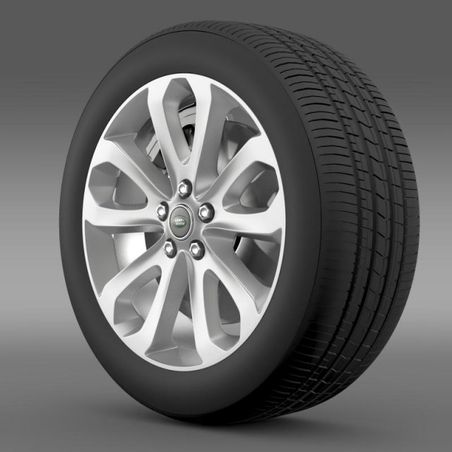 rangerover vogue sdv8 wheel 3D 모델 .c4d .max .obj .3ds .fbx .stl .blend 