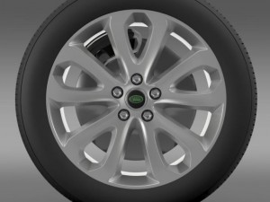 rangerover vogue sdv8 wheel 3D 모델