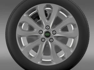 rangerover vogue sdv8 wheel 3D Model