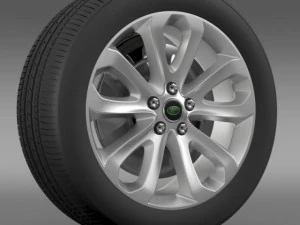 rangerover vogue sdv8 wheel 3D Model