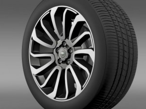 rangerover v8 wheel Modèle 3D