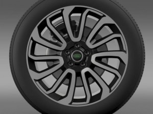 rangerover v8 wheel 3D Model
