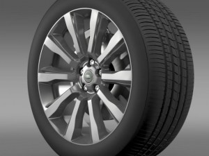 rangerover supercharged wheel 3D Model