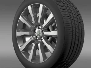 레인지로버 슈퍼차지 휠 3D 모델