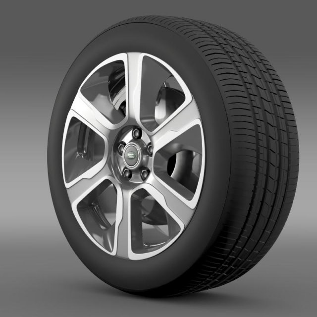 rangerover hybrid wheel Modello 3D .c4d .max .obj .3ds .fbx .stl .blend 