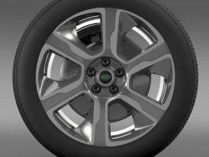 rangerover hybrid wheel Modello 3D