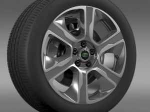 rangerover hybrid wheel Modello 3D