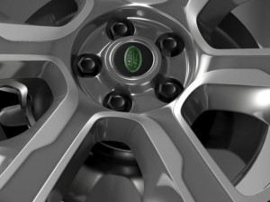 rangerover hybrid wheel Modello 3D
