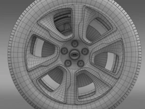 rangerover hybrid wheel 3D Model