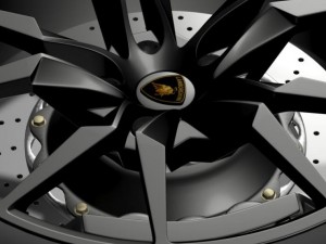 lamborghini aventador50 ae wheel Model 3D