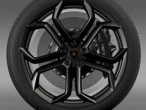 lamborghini aventador wheel 3D-Modell