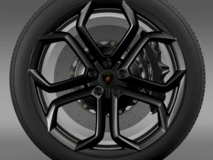 lamborghini aventador wheel 3D Model