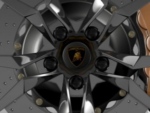 lamborghini aventador roadster wheel Model 3D