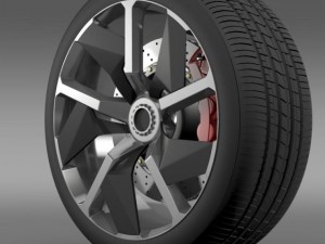lamborghini aventador j wheel 3Dモデル