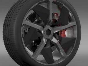 lamborghini aventador j wheel Model 3D