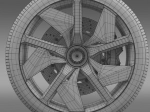 lamborghini aventador j wheel Model 3D