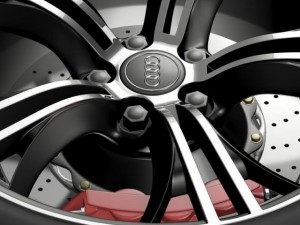 audi r8 v10 exclusive wheel Modelo 3D