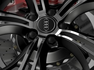 audi r8 v10 exclusive wheel Modelo 3D