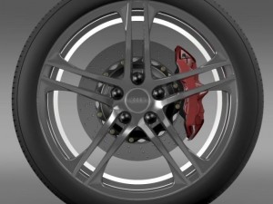 audi r8 gt wheel 3D मॉडल