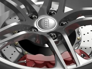 audi r8 gt wheel 3D मॉडल
