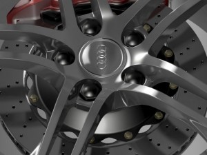 audi r8 gt wheel 3D मॉडल