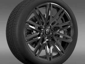 bentley continental gt speed wheel 2014 3D Model