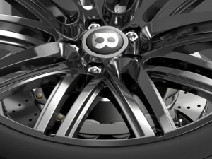 bentley continental gt speed wheel 2014 3D Model