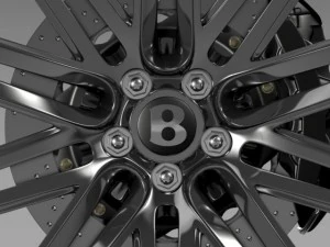 bentley continental gt speed wheel 2014 3D Model